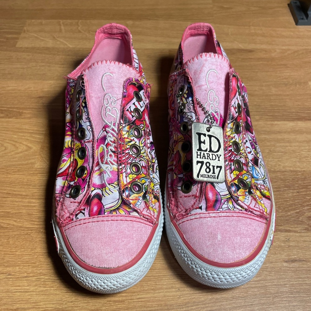 Ed Hardy Canvas Shoes